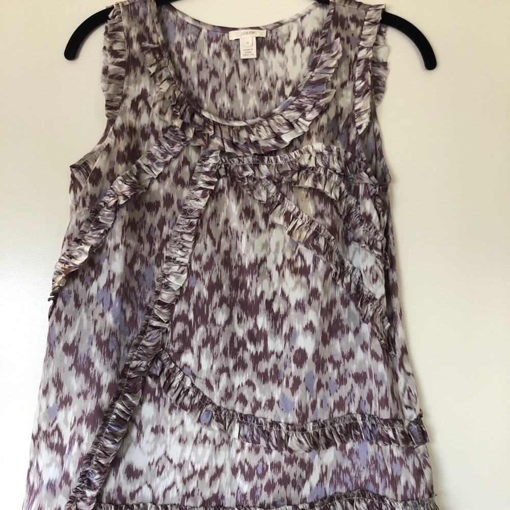Silk j crew top